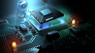 Robot circuit board light circuit - a robot free wallpaper
