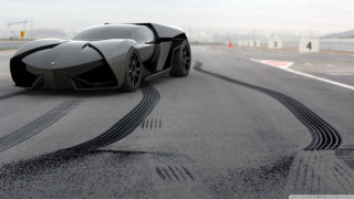 Black white sports car race - a race track free wallpaper
