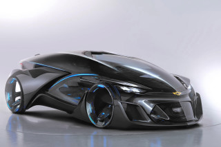 Futuristic car image showing innovation - body free wallpaper for desktop