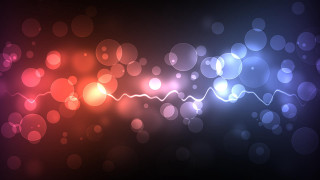 Blurry background lights black red - free neon wallpaper for desktop