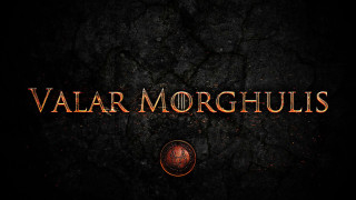 Valar morghulis dark background gold 2 - a dark background free wallpaper for desktop