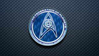 Star trek emblem dark background 2 - free space wallpaper for desktop