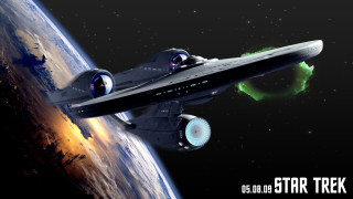 Star trek ship flying earth - over the earth free wallpaper