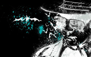 Man hat glasses black white - a hat and glasses free wallpaper