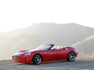 Red sports car mountain range 8 - the side of a road near a mountain range free wallpaper for desktop