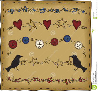 Decorative frame bird stars clock - free hearts wallpaper for tablet