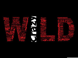 Wild red black background image - a word free wallpaper