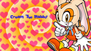 Cartoon character heart background cream - loony toon free wallpaper