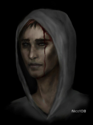 Man hood blood face portrait - a hood free wallpaper for mobile