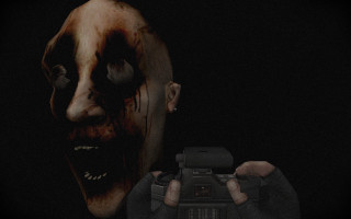 Man camera creepy face black - a creepy mask free wallpaper