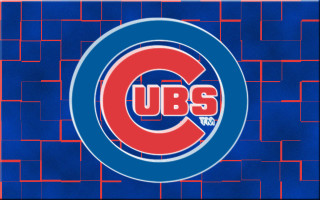 Cubs logo brickwall blue hologram - square free wallpaper