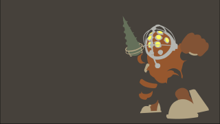 Cartoon character light tree background - biopunk free wallpaper for desktop