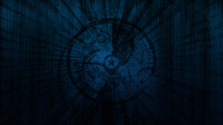 Dark blue clock black white - clock free wallpaper for desktop