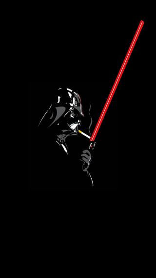 Darth vader red lightsaber black 3 - a red light saber free wallpaper