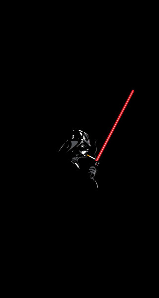 Star wars red lightsaber hologram - scene free wallpaper for mobile