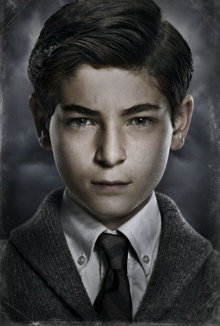 Boy suit tie creepy look - his face and shoulders free wallpaper for mobile