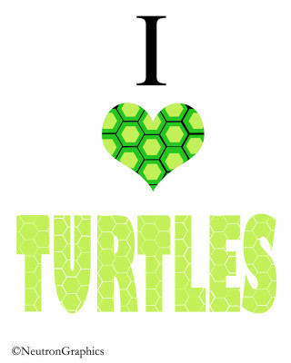 Turtle heart i love turtles - free animals wallpaper for mobile