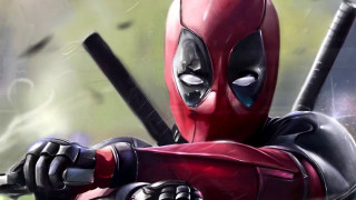 Deadpool baseball bat red mask - action painting free wallpaper