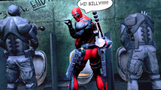 Deadpool cartoon gun comic bubble - brad holland free wallpaper