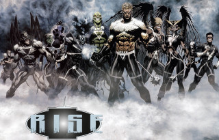 Group people clouds logo riot - 16k free wallpaper