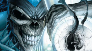 Creepy alien huge head knife - huge free wallpaper