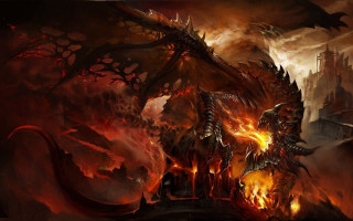 Dragon flames wings back fire - its back free wallpaper for desktop