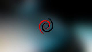 Red spiral black background white - a red circle free wallpaper