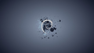 Black white clock blue gray - a white clock free wallpaper for desktop