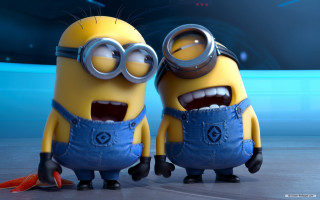 Minions standing scene despicable memes - despicable free wallpaper