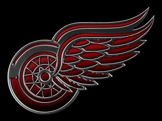 Red motorcycle wings black background - a black background photo free wallpaper