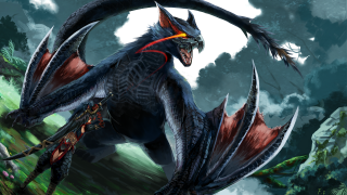 Dragon demon airborne open mouth - its mouth open free wallpaper for desktop
