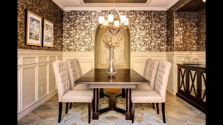 Dining room table chairs chandelier - the ceiling and a chandelier free wallpaper