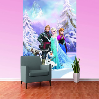 Frozen princess couple dog snow - professional digital painting free wallpaper for tablet