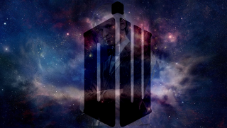 Doctor gun space stars blue - free space wallpaper for desktop