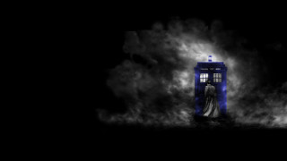Doctor smoke black background blue - dark atmosphere free wallpaper for desktop