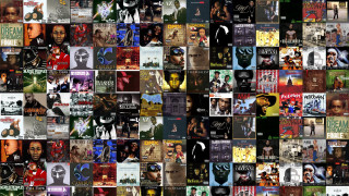 Album covers collage variety music 3 - a collage of various album free wallpaper