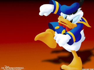 Dancing cartoon character blue yellow - donald roller wilson free wallpaper