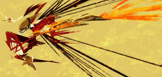 Bird long tail flying orange - a painting of a bird free wallpaper