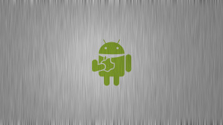 Green android heart metal background - a metal background free wallpaper