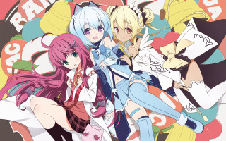 Anime girls birthday sign happy - happy birthday free wallpaper