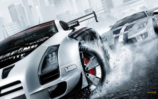 Cars driving city street speed - game free wallpaper for desktop
