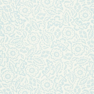 White blue floral wallpaper design - a detailed drawing free wallpaper for tablet