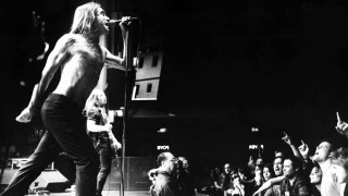 Man stage microphone crowd hands - andrew boog faithfull free wallpaper