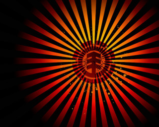 Red yellow bitcoin black stripe - sun free wallpaper for desktop
