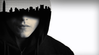 Hoodie person city skyline skyscrapers - the background and a person free wallpaper
