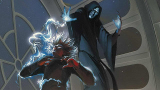 Man sword building lightning bolt - altermodern free wallpaper