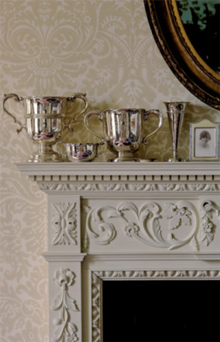 Mantle cups mirror picture frame - top of it next free wallpaper