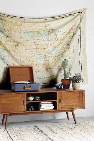 Map united states wooden cabinet - free vintage wallpaper for mobile