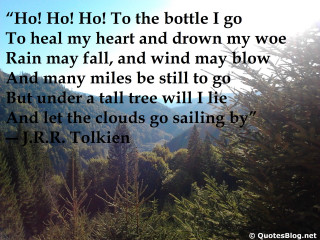 Tolkien quote mountains trees distance - lord of the rings free wallpaper