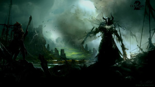 Man dark forest demon back - his back and a demon free wallpaper